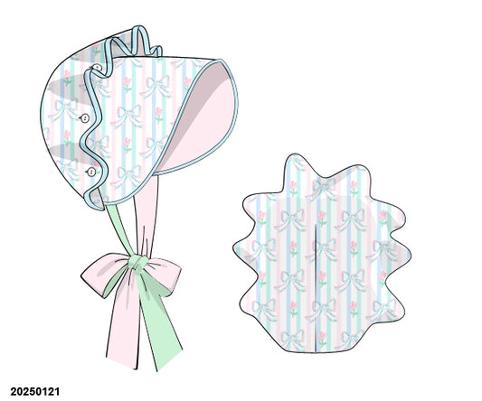PRE-ORDER 44 Last of Summer: Vienna Bow Bonnet (ETA Late May to customers)