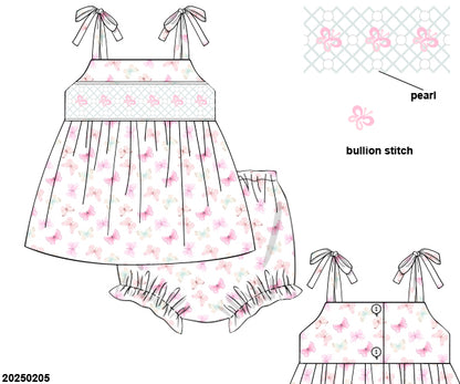 Fearless Flutters Bloomers Set (ships in 3-5 business days)