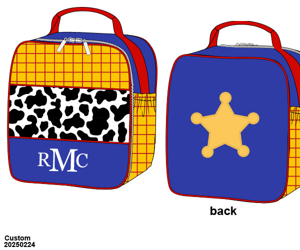 RTS PO 45 BACK TO SCHOOL: Giddy Up Backpack + Lunch Box (no monogram)