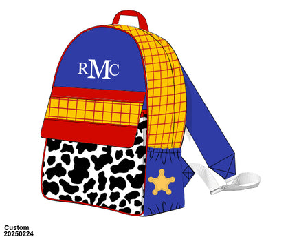 RTS PO 45 BACK TO SCHOOL: Giddy Up Backpack + Lunch Box (no monogram)