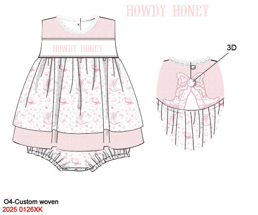 PRE-ORDER 32 TRANSITION TO FALL: Howdy Honey Skirted Bubble (ETA: AUGUST to customers)