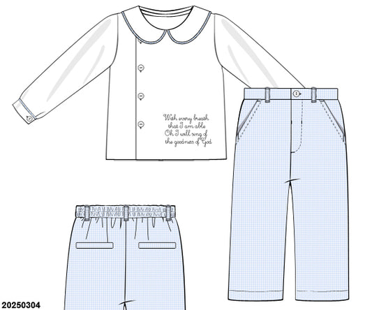 PRE-ORDER 39 Winter & More: Goodness of God Pants Set (ETA: December to KS then to customers)