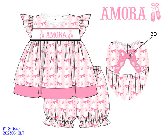 PO 45 BACK TO SCHOOL: Tiny Dancer Bubble Shorts Set (ETA: June to customers)