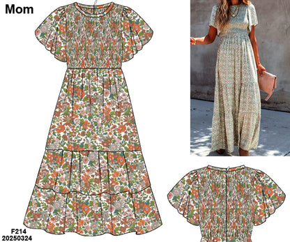 RTS PRE-ORDER 34 FALL PART ONE: Camellia Mom Dress