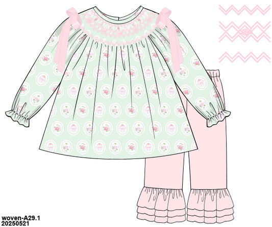 PRE-ORDER 37 LAST OF CHRISTMAS: Eloise Pants Set (ETA: October to customers)