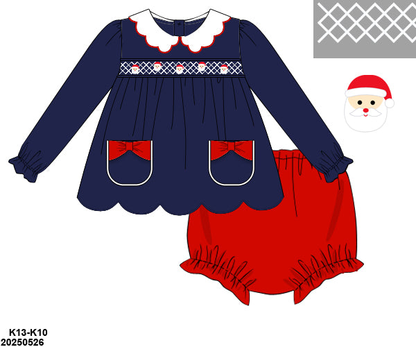 PRE-ORDER 36 CHRISTMAS PART ONE: Geo Santa Bloomers Set (ETA: October to customers)