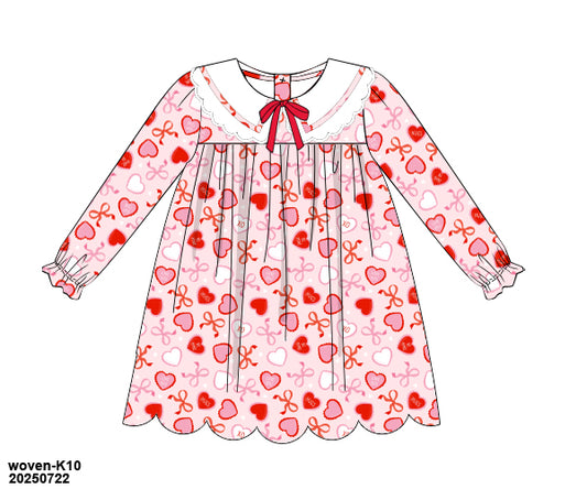 PRE-ORDER 39 Winter & More: Love You XO Much Dress - Long Sleeves (ETA: December to KS then to customers)