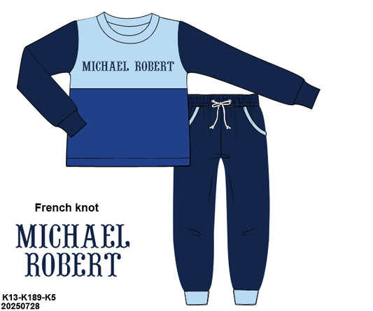 PRE-ORDER 39 Winter & More: Blue Colorblock Winter Set (ETA: December to KS then to customers)