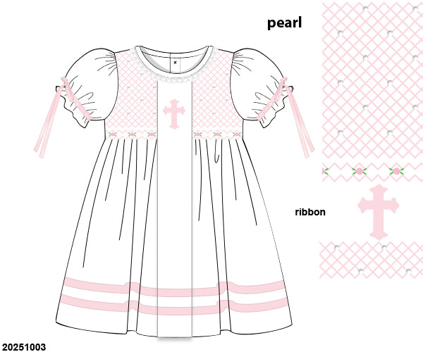 WHOLESALE PRE-ORDER 41 St. Paddy's & Easter: KS Easter Heirloom Dress (ETA: February to KS then to customers)