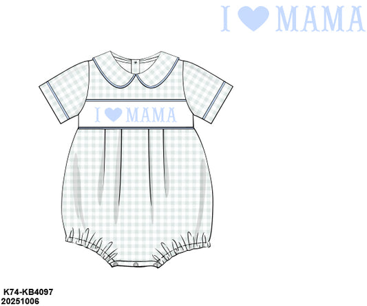 PRE-ORDER 42 Mother's Day: Kallie Grace Gingham Bubble (ETA: March to KS then to customers)