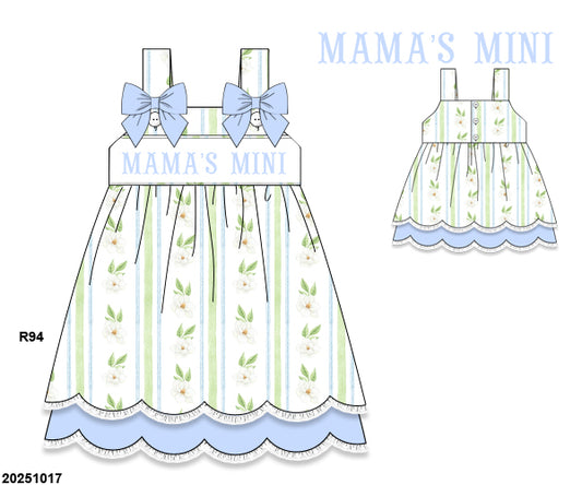 PRE-ORDER 42 Mother's Day: Magnolia Blues Dress (ETA: March to KS then to customers)