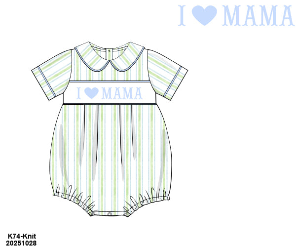 PRE-ORDER 42 Mother's Day: Magnolia Blues Striped Bubble (ETA: March to KS then to customers)