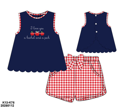 RTS PO 46 CHARACTERS & MORE: Bushel and a Peck Shorts Set (ships out in 3-5 days)