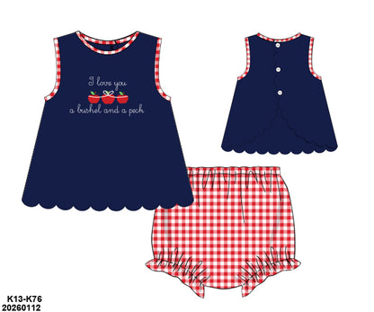 RTS PO 46 CHARACTERS & MORE: Bushel and a Peck Bloomers Set (ships out in 3-5 days)