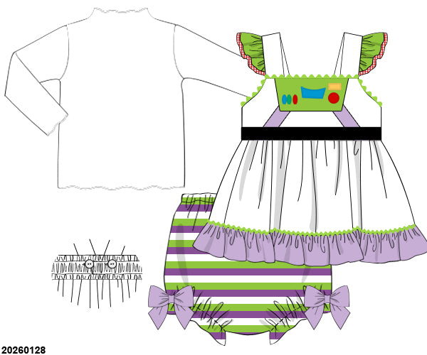 PO 50.5 TOY FRIENDS: Space Hero Bloomers Set (ETA: ships out late August to customers)