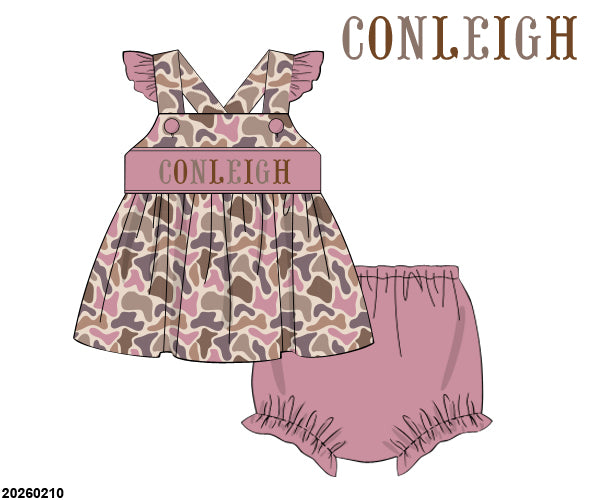 Pre-Order 54 Early Spring: CC's Camo Bloomers Set (ETA January to KS then to customers)