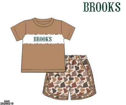 Pre-Order 54 Early Spring: CC's Camo Shorts Set (ETA January to KS then to customers)