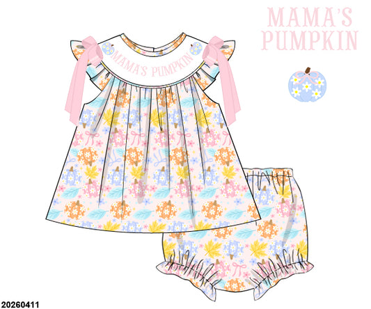 PO 49 FALL FINALE: Pumpkin Coquette Bloomers Set (ETA: late August to customers)