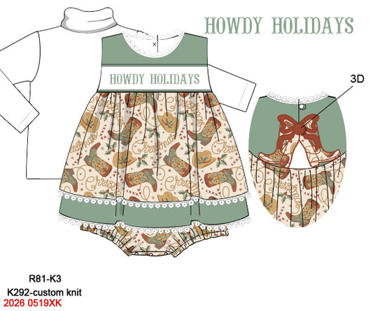 PO 50 CHRISTMAS PART ONE: Howdy Holiday Bubble (ETA late September to customers)