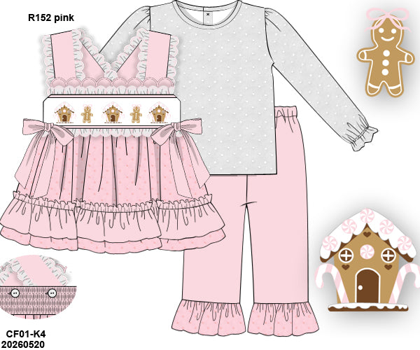 PO 50 CHRISTMAS PART ONE: Sugar & Spice Pants Set (ETA late September to customers)