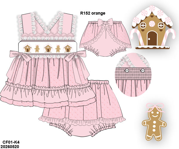 PO 50 CHRISTMAS PART ONE: Sugar & Spice Bloomers Set (ETA late September to customers)