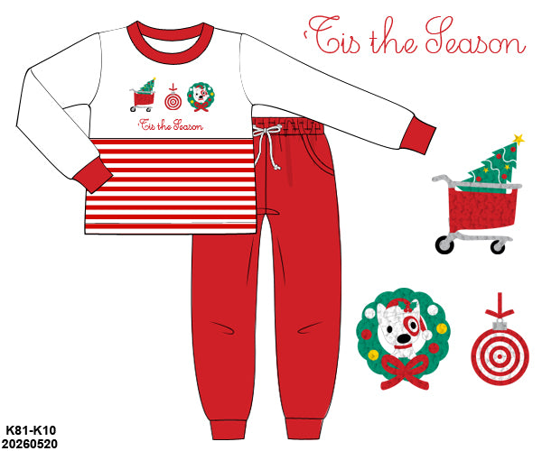 PO 50 CHRISTMAS PART ONE: Christmas Aisle Joggers Set (ETA late September to customers)
