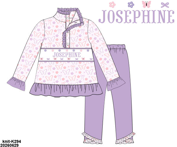 PO 53 VALENTINE: Garden Fairies Leggings Set (ETA late December to KS then to customers)
