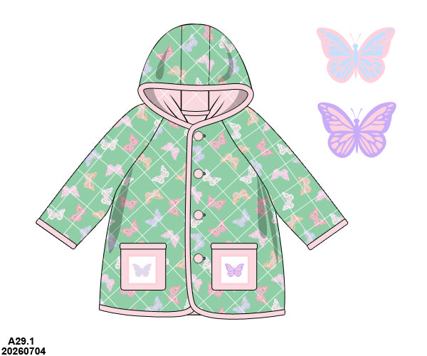 PO 53 VALENTINE: Flutter Quilted Jacket (ETA late December to KS then to customers)