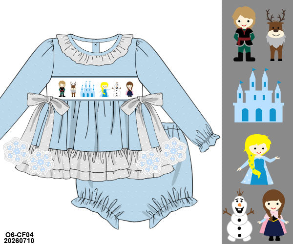 PO 52 MAGICAL WINTER: Ice Palace Bloomers Set (ETA late November to customers)