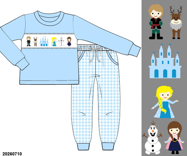 PO 52 MAGICAL WINTER: Ice Palace Joggers Set (ETA late November to customers)