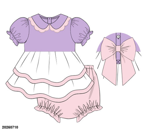 PO 52 MAGICAL WINTER: Ruffled Feathers Daisy Bloomers Set (ETA late November to customers)