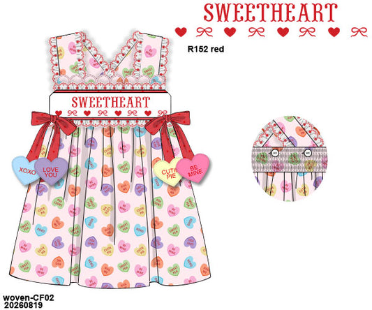 PO 53 VALENTINE: Sweetheart Dress (ETA late December to KS then to customers)
