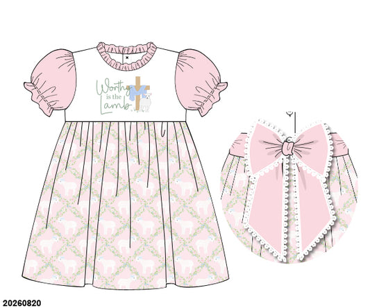 Pre-Order 54 Easter: Worthy is the Lamb Dress (ETA January to KS then to customers)
