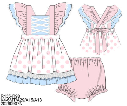 Pre-Order 52.5: Miss Peep Bloomers Set (ETA mid-November to customers)
