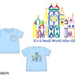 Pre-Order 54 Magical Mouse: Small World Shirt Only (ETA January to KS then to customers)