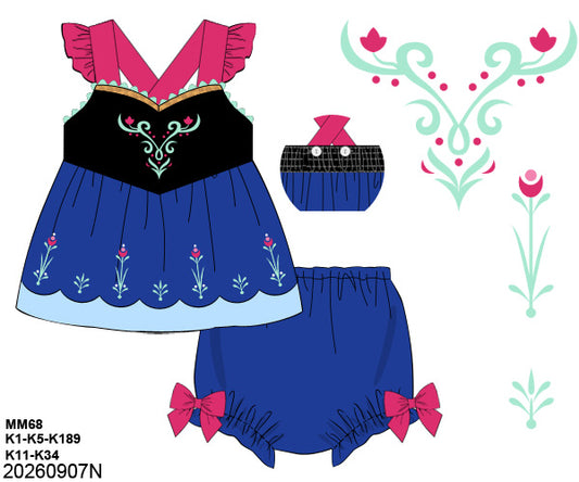 Pre-Order 54 Magical Mouse: Ice Princess Bloomers Set (ETA January to KS then to customers)
