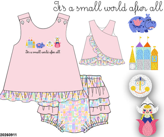 Pre-Order 54 Magical Mouse: Small World Bloomers Set (ETA January to KS then to customers)
