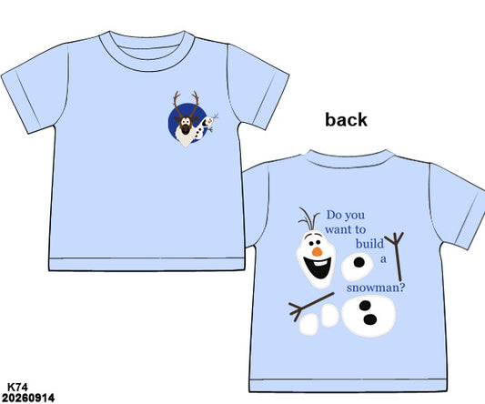 Pre-Order 54 Magical Mouse: Ice Palace Snowman Shirt Only (ETA January to KS then to customers)