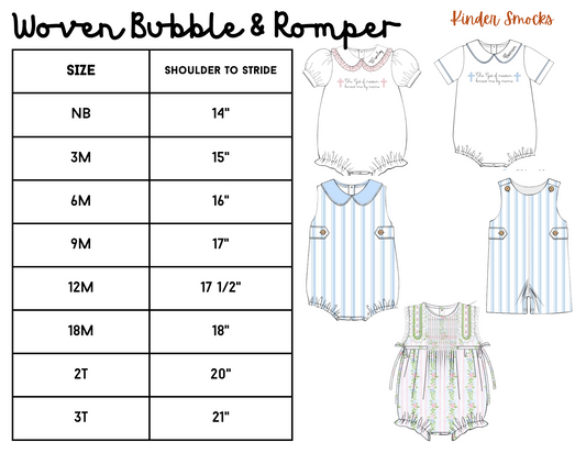 Bubble Size Charts