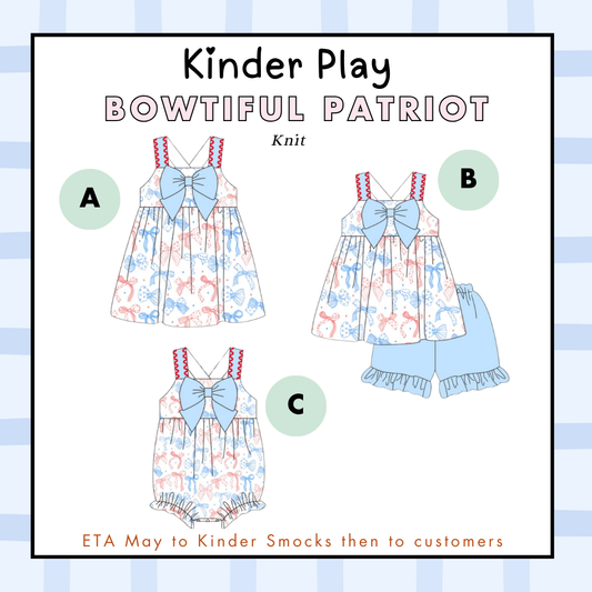 Kinder Play PO 2: Bowtiful Patriot (ETA: May to KS then to customers)