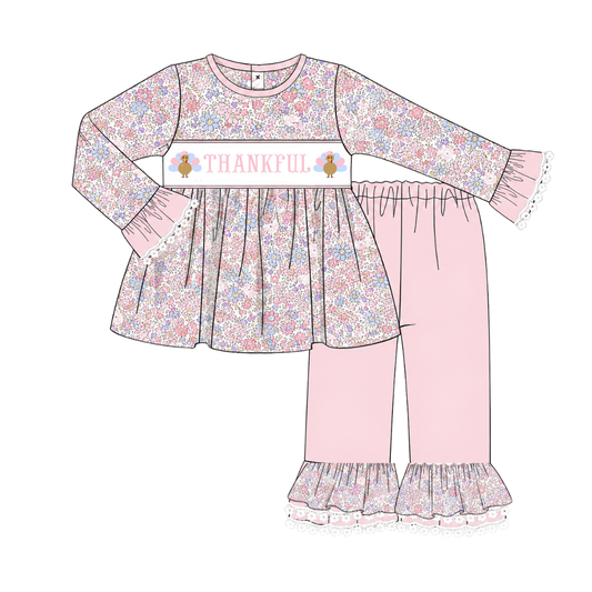 PO 50 THANKSGIVING: Thankful Turkey Pants Set (ETA late September to customers)