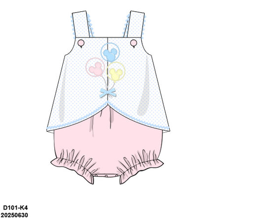 PRE-ORDER 40 Pretty Magical: Main Street Balloons Skirted Bubble (ETA: January to KS then to customers)