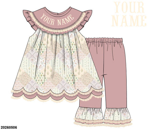 PO 49 FALL FINALE: Laiklee's Patchwork Pants Set (ETA: late August to customers)