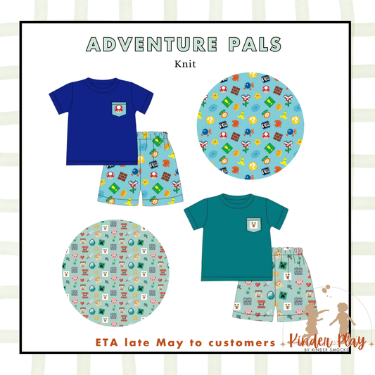 RTS Kinder Play PO 3: Adventure Pals Shorts Sets (ships out in 3-5 business days)