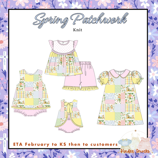 Kinder Play PO 6 Easter: Spring Patchwork (ETA February to KS then to customers)