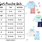 Pants Sets Size Charts