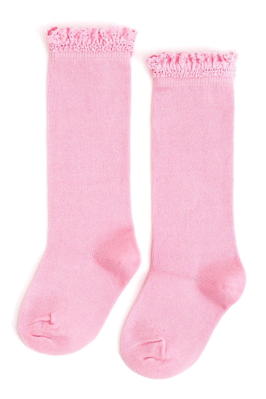 Little Stocking Co Blossom Lace Top Knee High Socks (ETA - Mid November to KS then to customers)