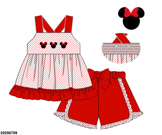 PRE-ORDER 40 Pretty Magical: Say Cheers Ruffled Shorts Set (ETA: January to KS then to customers)