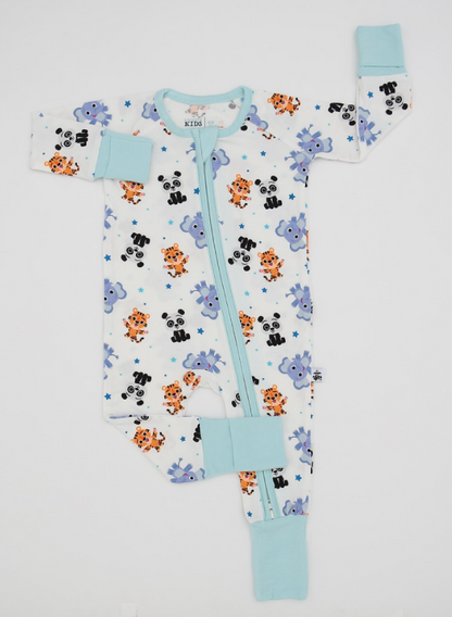 Kinder Smocks x Listener Kids Exclusive Bamboo Pajama Collab - Zippy (ships in 3-5 business days)