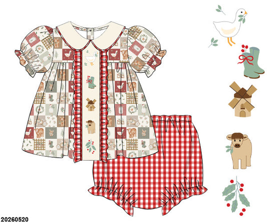 PO 51 LAST OF CHRISTMAS: Once Upon A Farm Bloomers Set (ETA late October to customers)